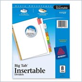 Avery WorkSaver Big Tab Insertable Tab Divider