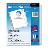 Avery WorkSaver Big Tab Insertable Tab Divider