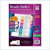 Avery Ready Index Table of Contents Reference Divider