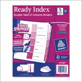 Avery Uncollated Index Divider