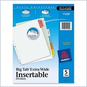Avery WorkSaver Extra Wide Big Tab Divider