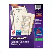 Avery ReadyIndex Executive Index Divider Kits