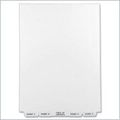 Avery Bottom Tab Legal Exhibit Divider