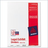 Avery Bottom Tab Legal Exhibit Divider