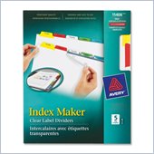 Avery Index Maker Label Divider with Color Tabs