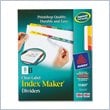 ADD TO YOUR SET: Avery Index Maker White Divider with Color Tabs