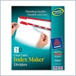 ADD TO YOUR SET: Avery Index Maker Punched Clear Label Tab Divider