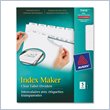 ADD TO YOUR SET: Avery Index Maker Clear Label Divider with Tabs