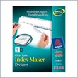 ADD TO YOUR SET: Avery Index Maker Clear Label Divider with Tabs
