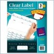 ADD TO YOUR SET: Avery Index Maker Clear Label Divider