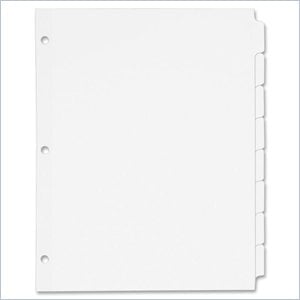 Avery Recycled Write-On Tab Divider
