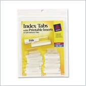 Avery Self-Adhesive Index Tabs With Printable Insert