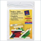 Avery Self-Adhesive Index Tabs With Printable Insert