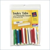 Avery Self-Adhesive Index Tabs With Printable Insert