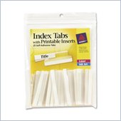 Avery Self-Adhesive Index Tabs With Printable Insert