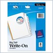 ADD TO YOUR SET: Avery Big Tab Write-On Divider with Erasable Tab