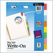 ADD TO YOUR SET: Avery Big Tab Write-On Divider with Erasable Tab