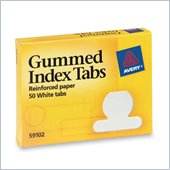 Avery Gummed Round Index Tab