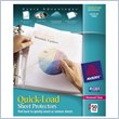 ADD TO YOUR SET: Avery Quick Load Sheet Protector