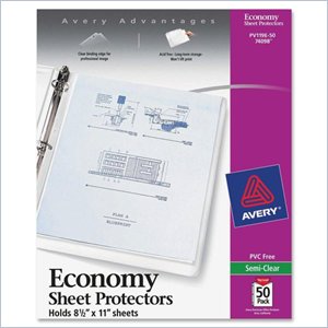 Avery Economy Weight Sheet Protector