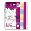 ADD TO YOUR SET: Avery Protect 'n Tab Top Loading Sheet Protector