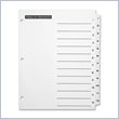 ADD TO YOUR SET: Avery Black-and White Table of Content Tab Dividers