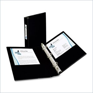 Avery Round Ring Binder with Label Holder