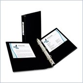 Avery Round Ring Binder with Label Holder