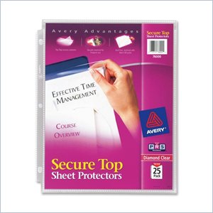Avery Secure Top Load Sheet Protector