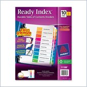 Avery Ready Index Table of Contents Reference Divider