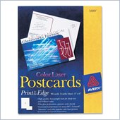 Avery Color Laser Print-to-the-Edge Postcards