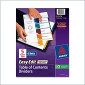 Avery Easy Edit Index Divider