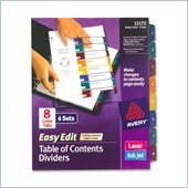 Avery Easy Edit Index Divider