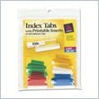 ADD TO YOUR SET: Avery Self-Adhesive Index Tabs With Printable Insert