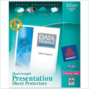Avery Diamond Clear Top Loading Sheet Protector