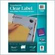 ADD TO YOUR SET: Avery Index Maker Translucent Clear Label Divider