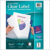 Avery Index Maker Extra-Wide Tab Divider