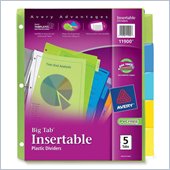 Avery Big Tab Plastic Insertable Divider
