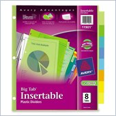 Avery Big Tab Plastic Insertable Divider