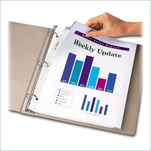 Avery Snap In Top Loading Sheet Protector