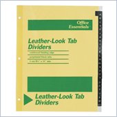 Avery A-Z Leather-Look Tab Dividers