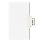 Avery Individual Side Tab Legal Exhibit Dividers