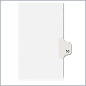 Avery Style Individually Numbered Tab