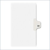 Avery Style Individually Numbered Tab