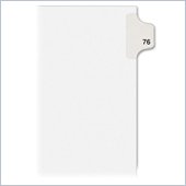 Avery Style Individually Numbered Tab