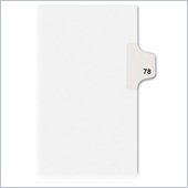 Avery Style Individually Numbered Tab