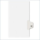 Avery Style Individually Numbered Tab