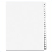 Avery Legal Exhibit Reference Divider