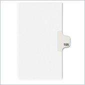 Avery Style Individually Numbered Tab