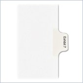 Avery Legal Exhibit Numeric Index Divider